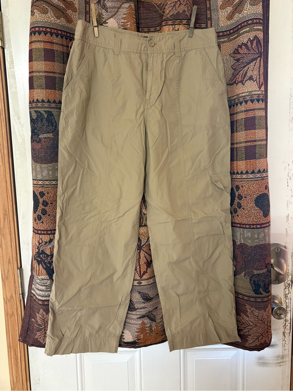 Women's Casual Khaki Pants - Lightweight Straight Fit